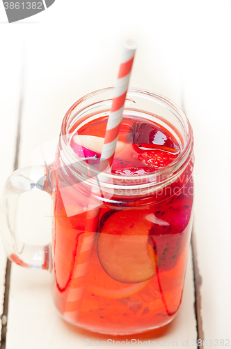 Image of fresh fruit punch drink