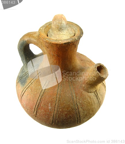 Image of african terra-cota jug