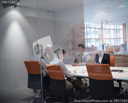 Image of business people group brainstorming on meeting