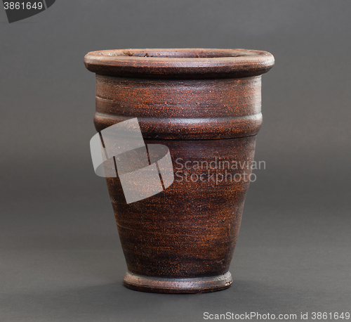 Image of Simple vase isolated