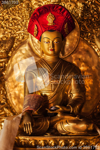 Image of Buddha statue in Lamayuru monastery, Ladakh, India