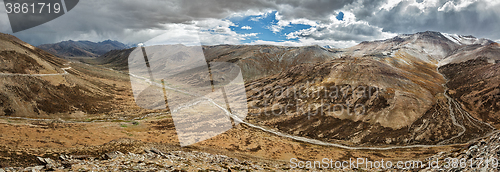 Image of Mountain pass in Himalayas along the Leh-Manali