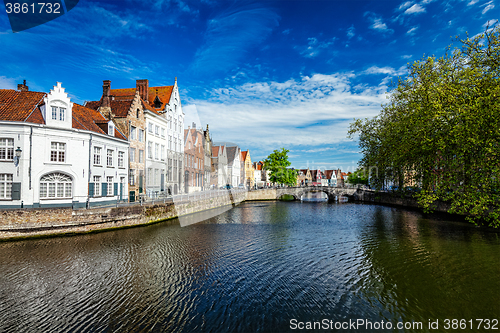 Image of Bruges town view, Belgium