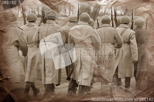 Image of War reenacting