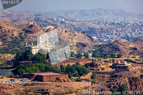 Image of Jaswanth Thada mausoleum, Rajasthan, India