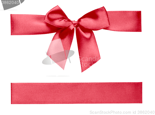 Image of Red ribbon bow