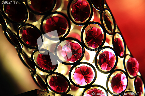Image of red glass light