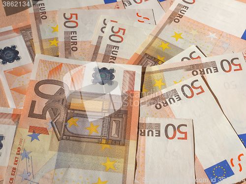 Image of Fifty Euro notes