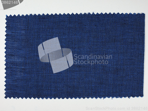 Image of Blue fabric sample