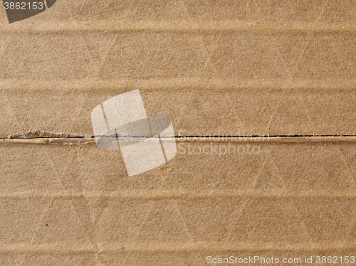 Image of Brown corrugated cardboard background