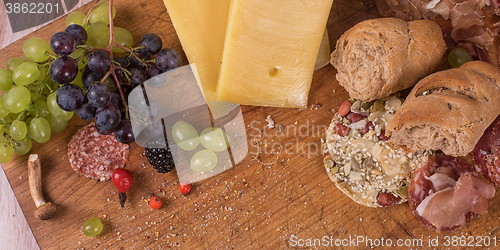 Image of Food set on the table