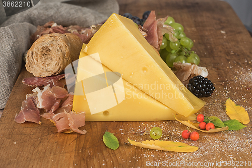 Image of Food set on the table