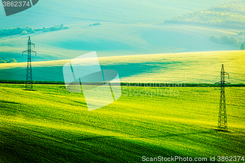 Image of Moravian summer rolling landcsape