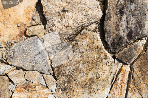 Image of close up of rock texture outdoors