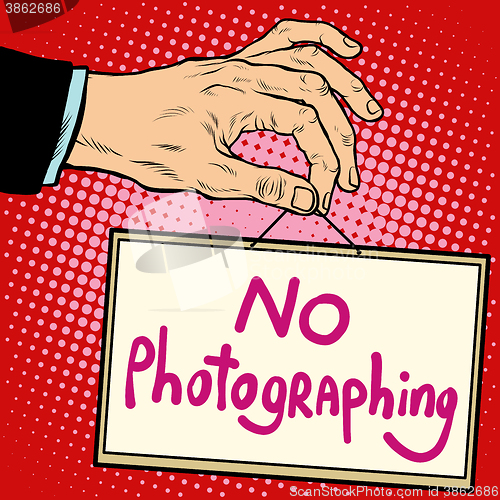 Image of Hand sign no photorgaphing