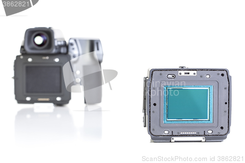 Image of professional medium format proffesional digital camera