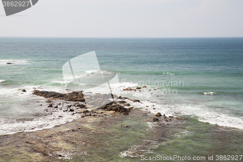 Image of sea and sky on Sri Lanka