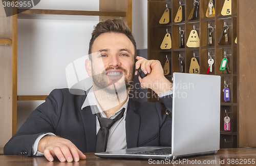 Image of Portrait of a Receptionist