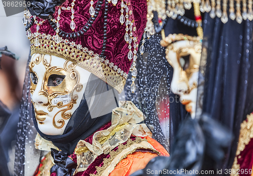 Image of Portrait of a Disguised Person - Venice Carnival 2014