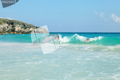 Image of Bermuda Beach Swimmers