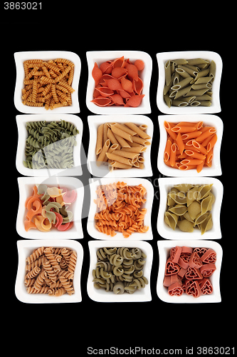 Image of Coloured Italian Pasta Collection