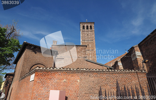 Image of Sant Ambrogio church in Milan