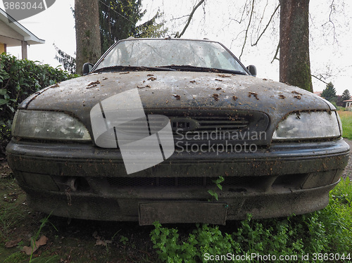 Image of Abandoned car vehicle