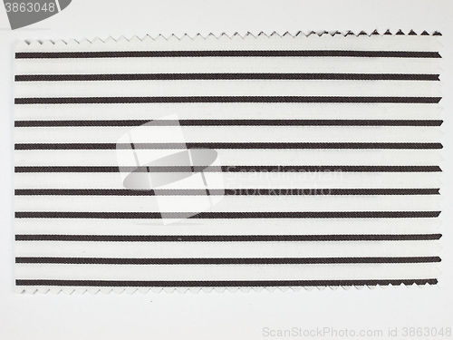 Image of Black Striped fabric sample