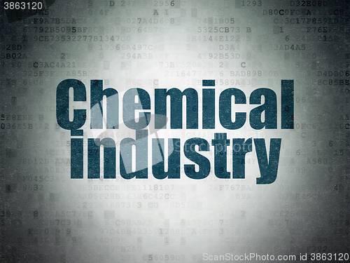 Image of Manufacuring concept: Chemical Industry on Digital Paper background