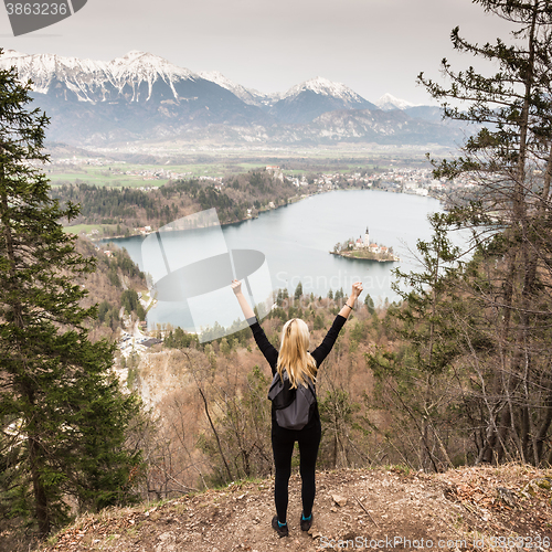 Image of Beautiful nature around Bled Lake, Slovenia.