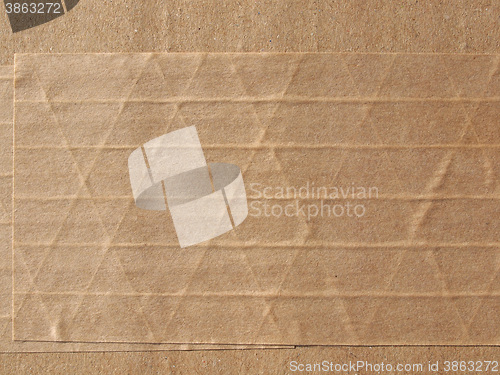 Image of Brown corrugated cardboard background