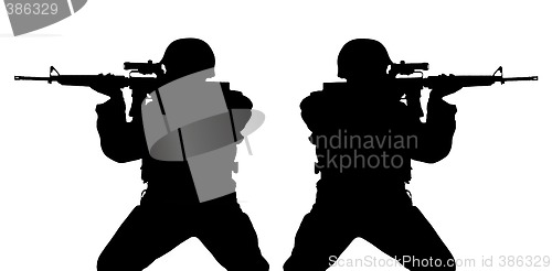 Image of Riflemens silhouettes