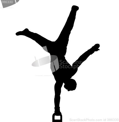 Image of Silhouette of athlete