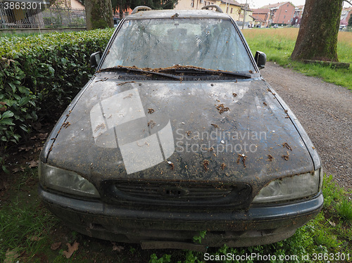 Image of Abandoned car vehicle