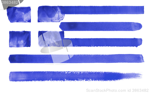 Image of Greece flag illustration