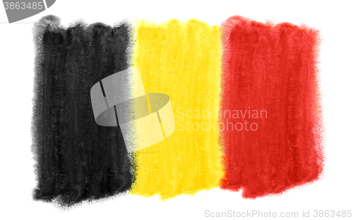 Image of Belgium flag illustration