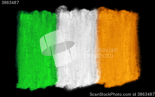 Image of Ireland flag illustration