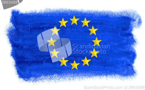 Image of Europe flag illustration