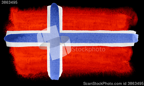 Image of Norway flag illustration