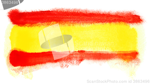 Image of Spain flag illustration