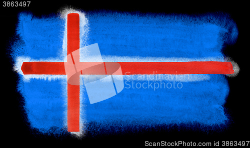 Image of Iceland flag illustration