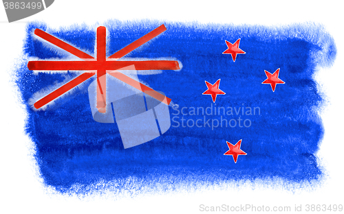 Image of New Zealand flag illustration