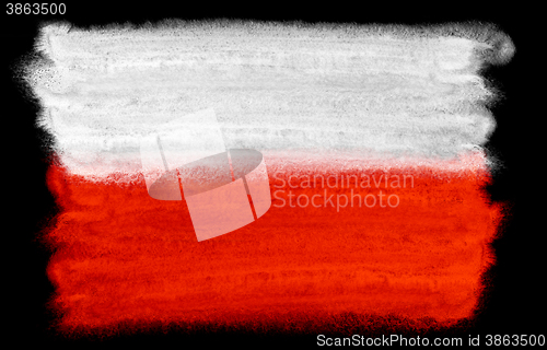 Image of Poland flag illustration