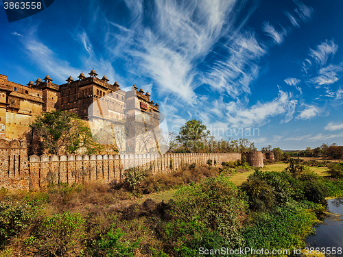 Image of Orchha palace, Orchha,