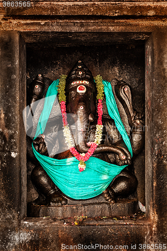 Image of Ganesha image. Brihadishwara Temple, Tanjore