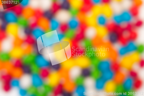 Image of Blurred Backdrop from Multicolored Sweet Candy