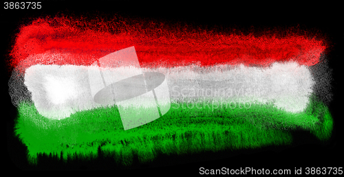 Image of Hungary flag illustration