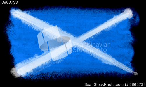 Image of Scotland flag illustration
