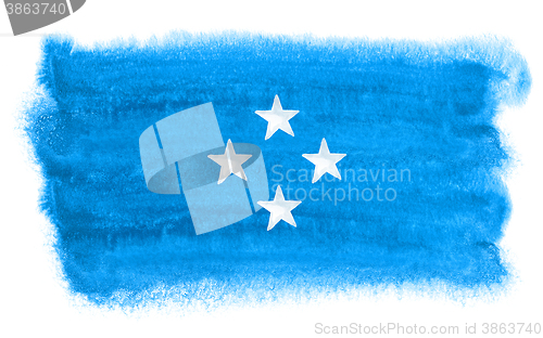 Image of Micronesia flag illustration