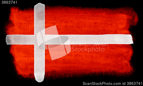 Image of Denmark flag illustration